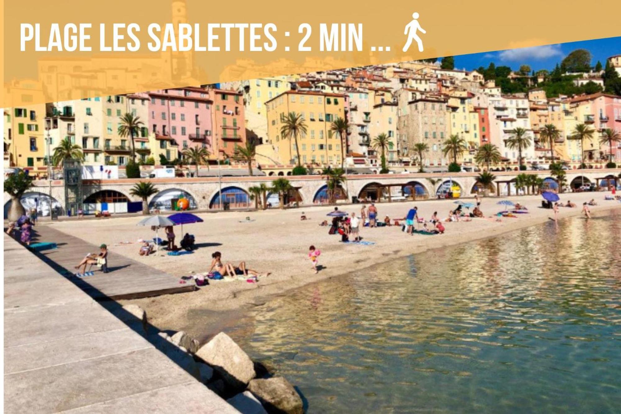 Ou Mentounasc - Duplex Vieille - Free Parking Apartment Menton